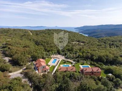 Rabac, Labin, surroundings, villa in nature with two residential units - 7