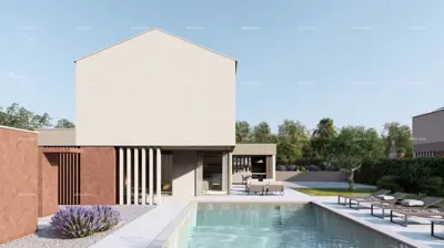 Villa 176 m², Bartići bei Labin, Pool und Grundstück