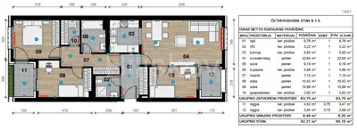 Stan 90 m², Črnomerec, novogradnja blizu centra - 7