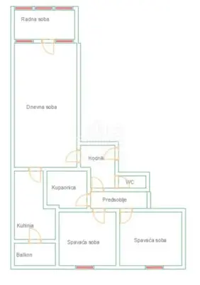 Wohnung, Perjavica, 3 Zimmer, Balkon und renoviert - 12