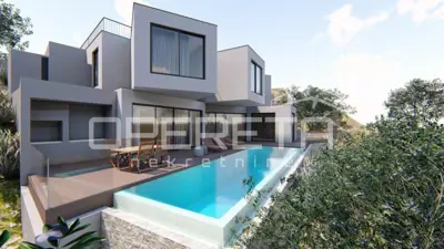Building plot 411 m², Mimice, sea view - 2