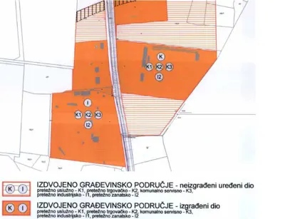 Grundstück 121.207 m², Gređani an der E661, Logistikstandort - 3