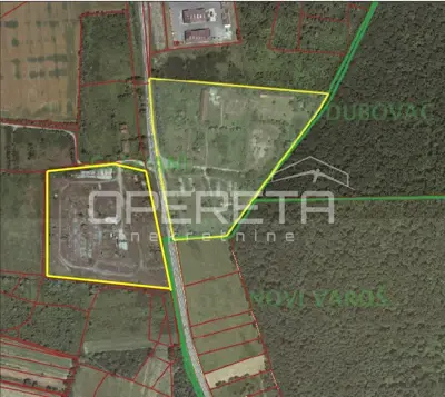 Grundstück 121.207 m², Gređani an der E661, Logistikstandort - 2