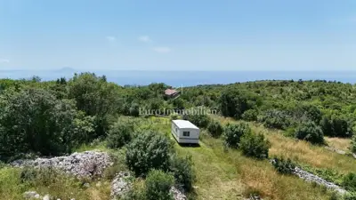 Land 1,200 m², Skitača - building permit and sea view - 2