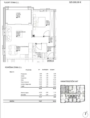 Apartment 57.60 m², Cres - center and 50 m from the sea - 9