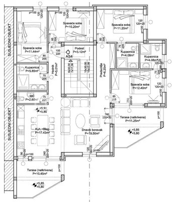 Luxuriöse Wohnung AS4 Brodarica/Šibenik - mediterrane Ruhe und zeitgenössischer Luxus - 23
