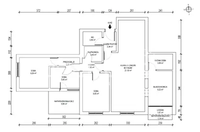 Stan 83 m², Vrapče - 4S, 1. kat i zelenilo - 23