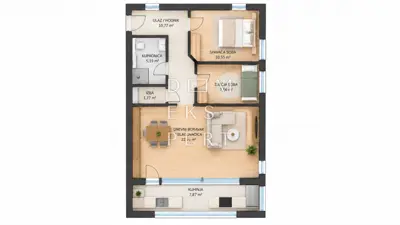 Blato, 3-Zimmer-Wohnung in Blato - 68 m² - 21