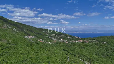 Baugrundstück, Brseč - Panoramablick auf den Kvarner - 11