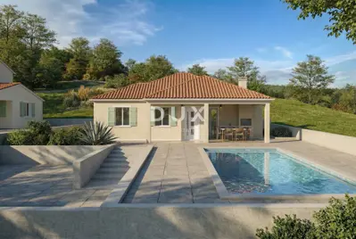 Villa 84 m², Pićan - modern single-storey house under construction - 2
