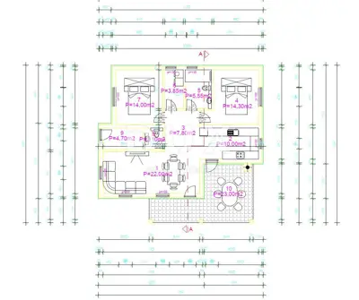 Villa 84 m², Pićan - modern single-storey house under construction - 10