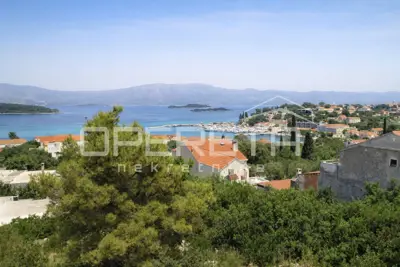 Building plot 596 m², Lumbarda - open sea view - 5