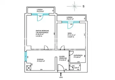 Wohnung 53 m², Gajnice, offener Blick und ruhige Umgebung - 13