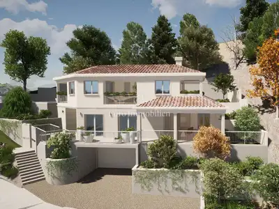Villa 288 m², Bast - panoramic sea view and pool