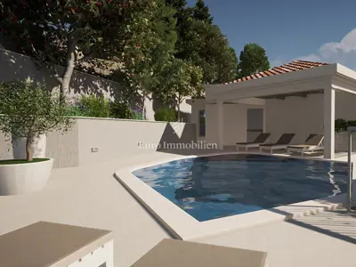 Villa 288 m², Bast - panoramic sea view and pool - 4