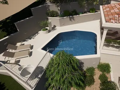 Villa 288 m², Bast - panoramic sea view and pool - 5