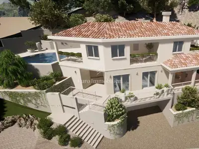 Villa 288 m², Bast - panoramic sea view and pool - 3