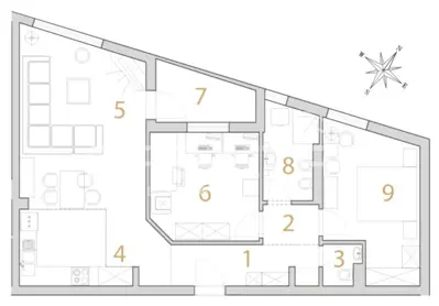 New build in the center of Kraljevica - 2-bedroom apartment - 3rd floor - 14
