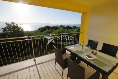 Istra, Labin - apartmanska kuća s bazenom i panoramskim pogledom na mo - 8