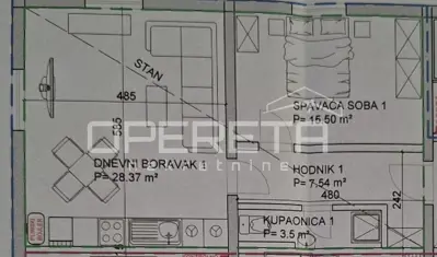 Wohnung S6 56 m², Stenjevec - ruhiges kleineres Wohngebäude - 9