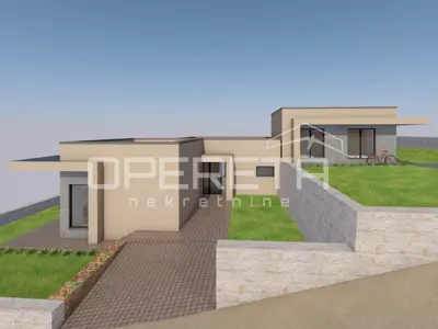 Istra, Tinjan- Građevinsko zemljište s projektom i započetom gradnjom- idealna i - 9