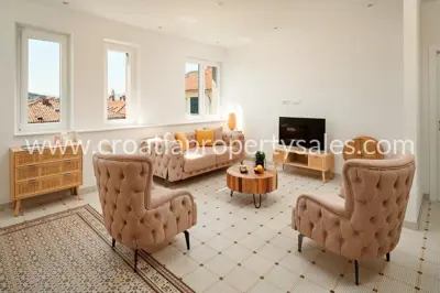 Wohnung, 3. Stock, Split - Blick auf die Riva und die Westküste