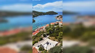 Villa 250 m², Brna na Korčuli, direkt am Strand und am Meer