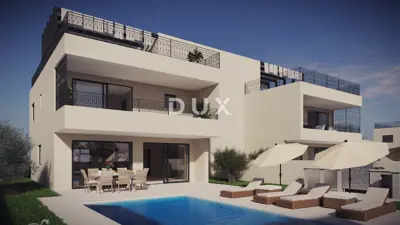 Villa 322 m², Vir - 100 m vom Meer und Strand