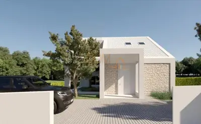 Građevinsko zemljište, Medulin - projekt kuće s bazenom