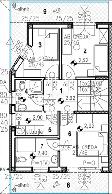 Malinska, semi-detached house 500 m from the sea - 10