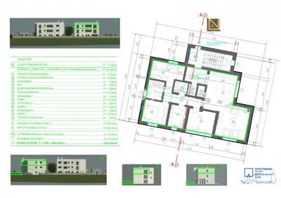 Wohnung 103,6 m², Marčelji - Neubau, 3 Stellplätze - 5
