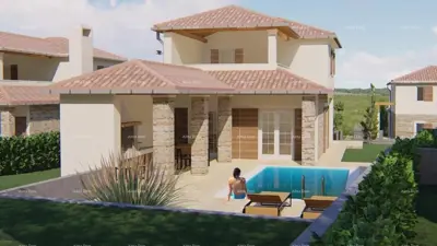 Vila 124 m², Svetvinčenat, bazen i vrt - 4