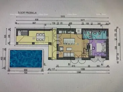 Vila 124 m², Svetvinčenat, bazen i vrt - 5