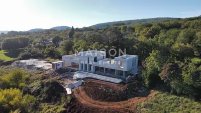 Luksuzna vila u izgradnji + firma – mir, priroda i potpuna privatnost, - 7