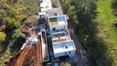 Luksuzna vila u izgradnji + firma – mir, priroda i potpuna privatnost, - 8
