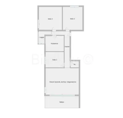 Remete, 4-room apartment 94 m², on the 1st floor, garage + parking space - 19