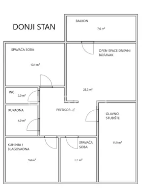 KUĆA U NIZU, PRODAJA, TRNOVČICA, 220 m² - 23