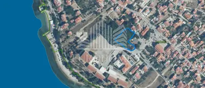 Building plot 2,033 m², Arbanasi, 120 m from the sea