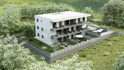 Stan 65 m², Gornja Drenova, balkon s pogledom na more