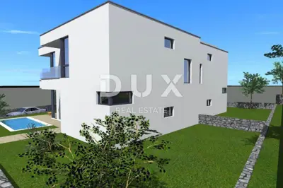 Krk Island, Malinska - modern semi-detached house - 5