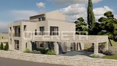 Istra, Vižinada-građevinsko zemljište s projektom i komunalijama