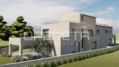 Istra, Vižinada-građevinsko zemljište s projektom i komunalijama - 3