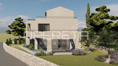 Istra, Vižinada-građevinsko zemljište s projektom i komunalijama - 2