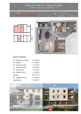 Modern oasis in Pula, 600 m from the center and 1000 m from the sea! B2 - 6