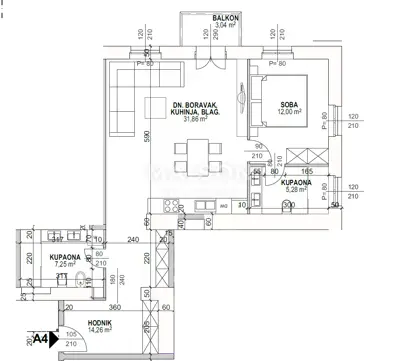 Wohnung 73 m², Opatija - Centar, in Meeresnähe und in der Nähe von Stränden - 16