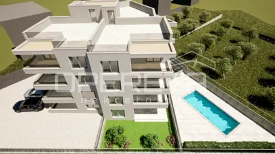 Okrug Gornji / otok Čiovo - S12 Penthouse new build with pool - 2