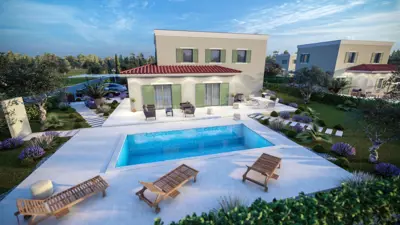 Vila 152 m², Frata kod Poreča, grijani bazen i vrt - 11