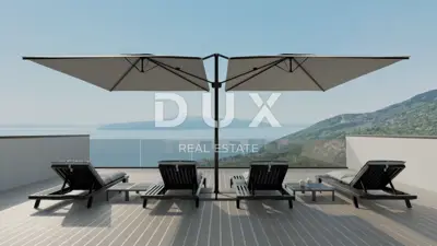 Grundstück, Poljane - Panoramablick auf das Meer und Baugenehmigung - 6