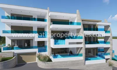 Apartments 91-114 m², Šibenik - 20 m from the sea and sea view