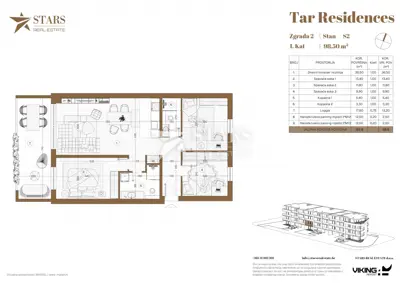 Wohnung 66 m², Tar-Vabriga - Terrasse, Garten und 2 Parkplätze - 11